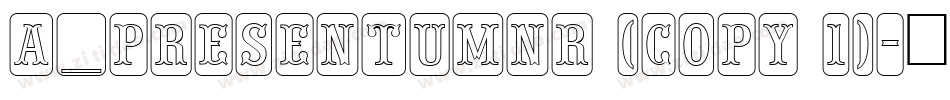 a_PresentumNr (COPY 1)字体转换